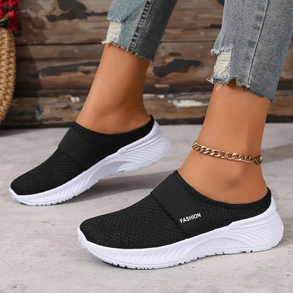 Eveloria Damen Orthopädische Slip On Schuhe Klettverschluss