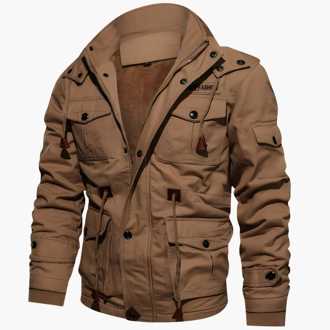 Herren Winterjacke Fleece Isolierend