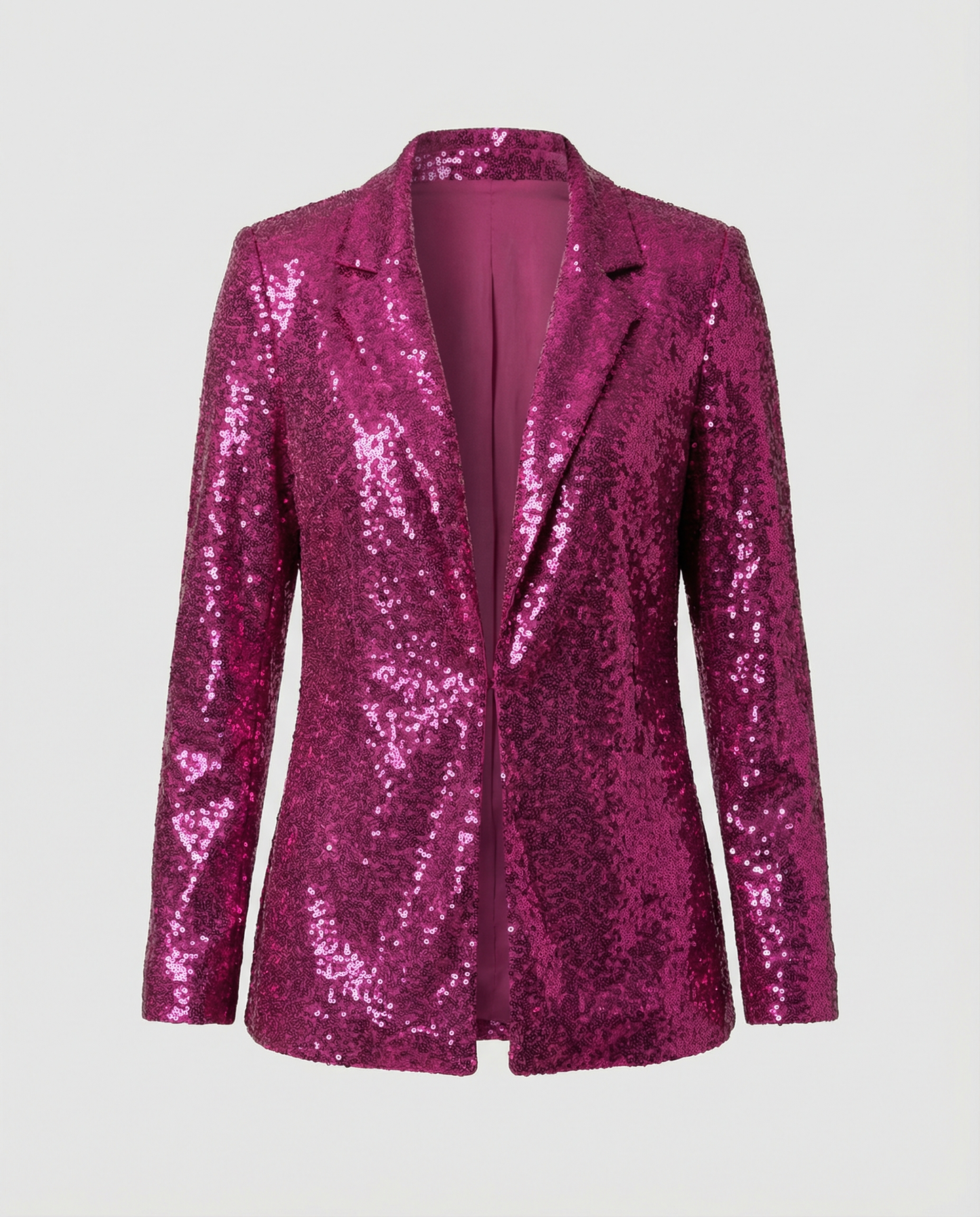 Damen Blazer Pailletten Glamour