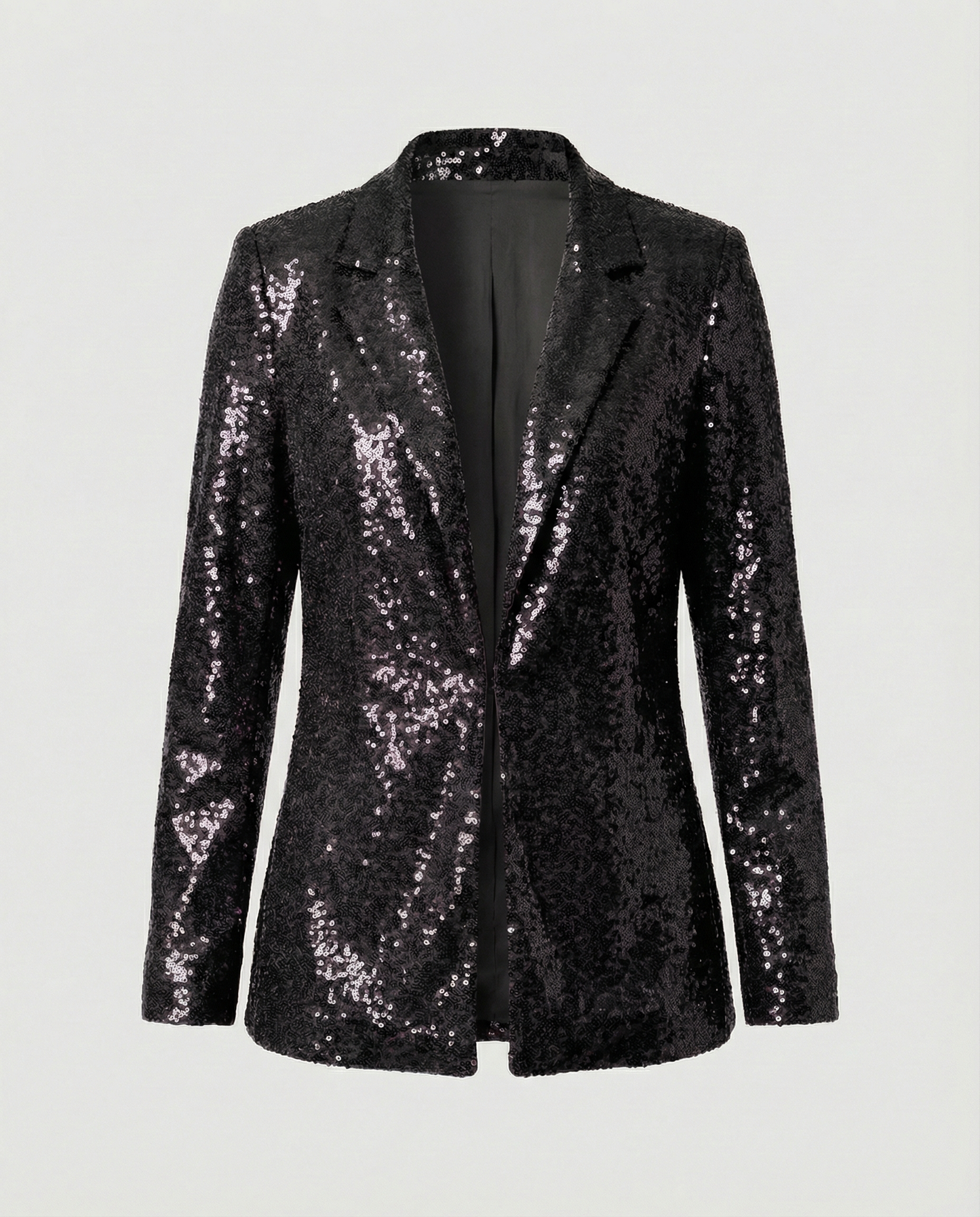 Damen Blazer Pailletten Glamour