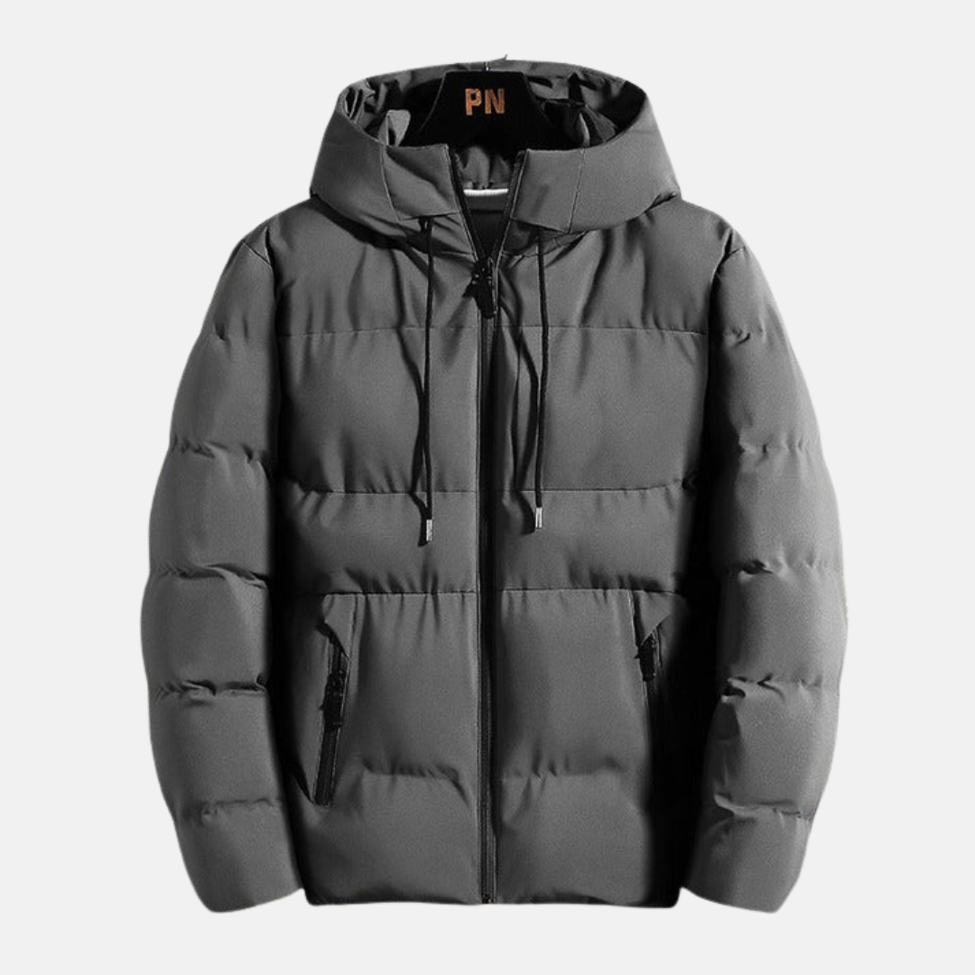 Damen Kapuzenjacke Slim Fit Gesteppt Isoliert Baumwolle