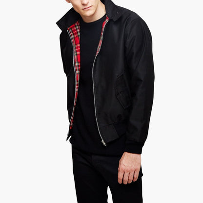 Herren Winterjacke Rippbündchen Reißverschluss