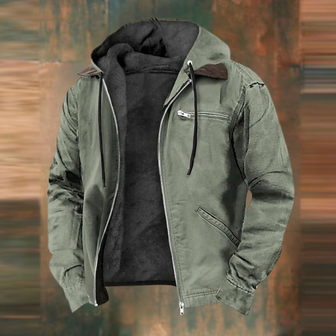 Eveloria Herren Winterjacke Klassisch
