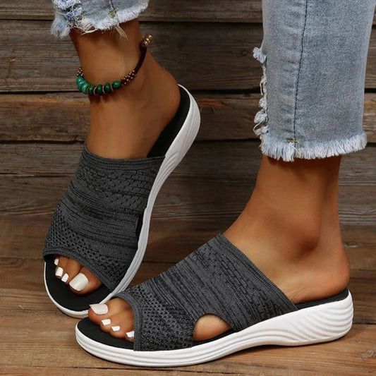 Damen Orthopädische Slip-On Sandalen - Eveloria