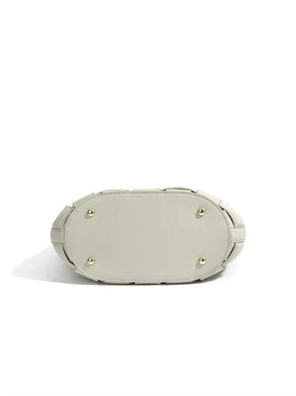 Geflochtene Damen Ledertasche