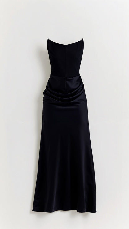 Damen Säulen Maxi Kleid Hochzeitsgäste