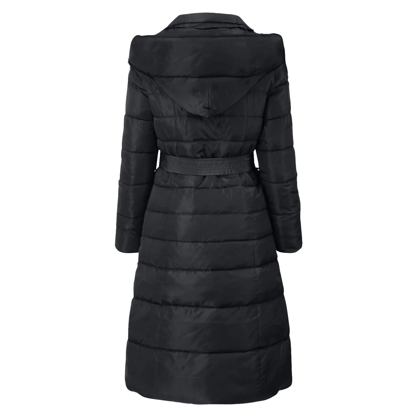 Damen Pufferjacke Elegantes Design Umlegekragen