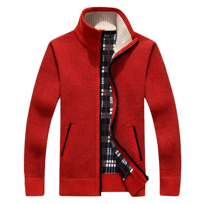 Herren Freizeitjacke Fleece-Futter