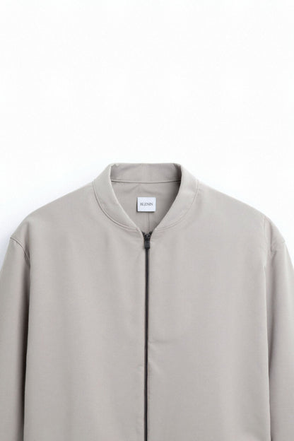 Herren Bomberjacke Minimalistisch Elegant