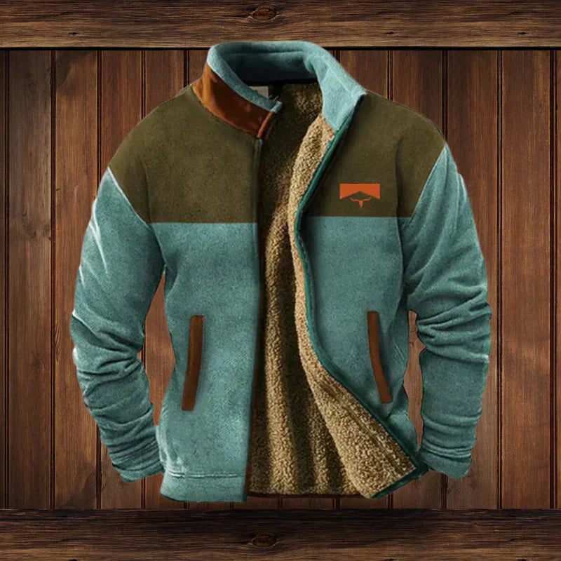 Herren Fleecejacke Gefüttert Warm Robust