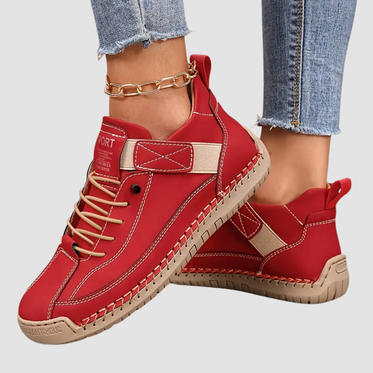 Damen Sneaker Lässig Low- Leicht