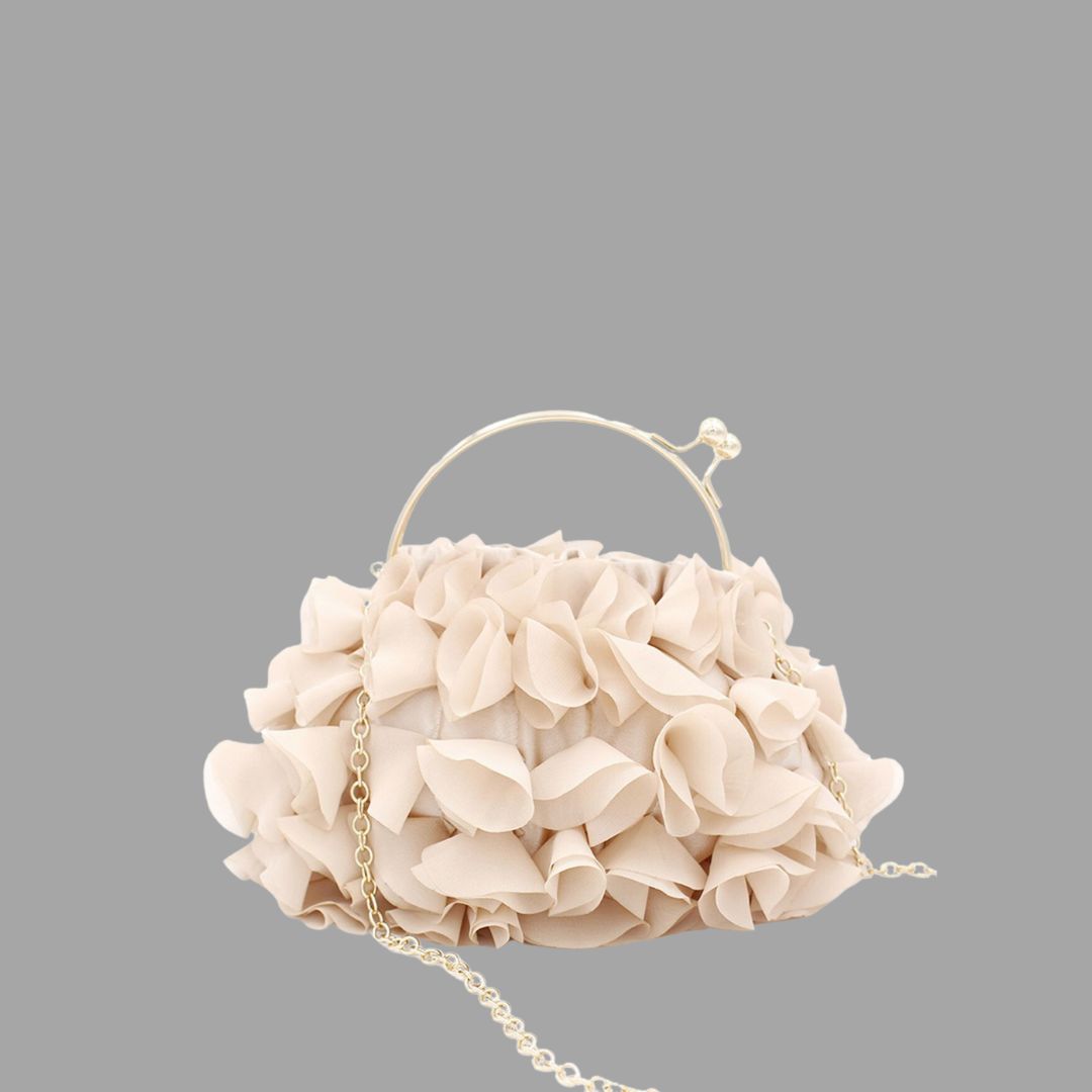 Eveloria Damen Blütenblatt-Tasche Abnehmbare Kette - Eveloria