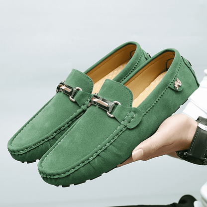 Eveloria Herren Loafers Leder Schwarz - Eveloria