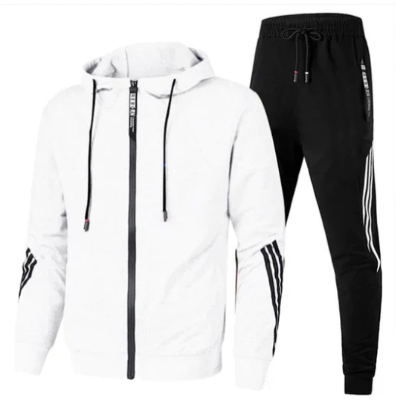 Herren Streetwear Hoodie Set Modern