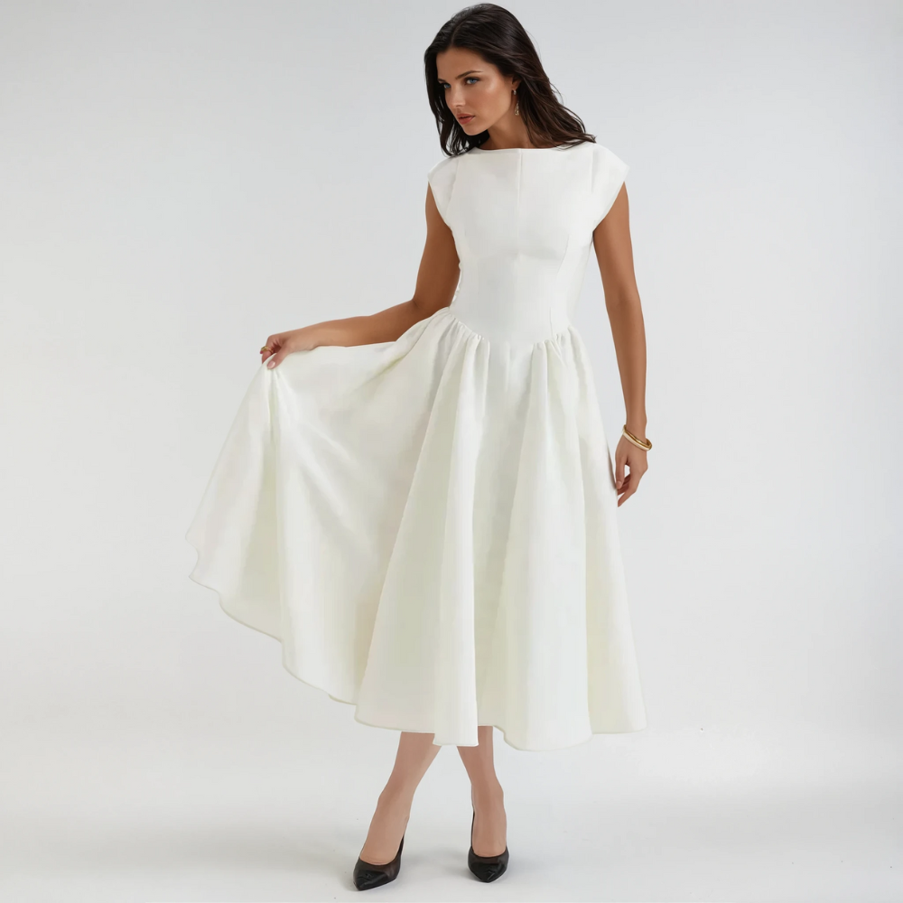 Eveloria Damen Midi Kleid Lucia