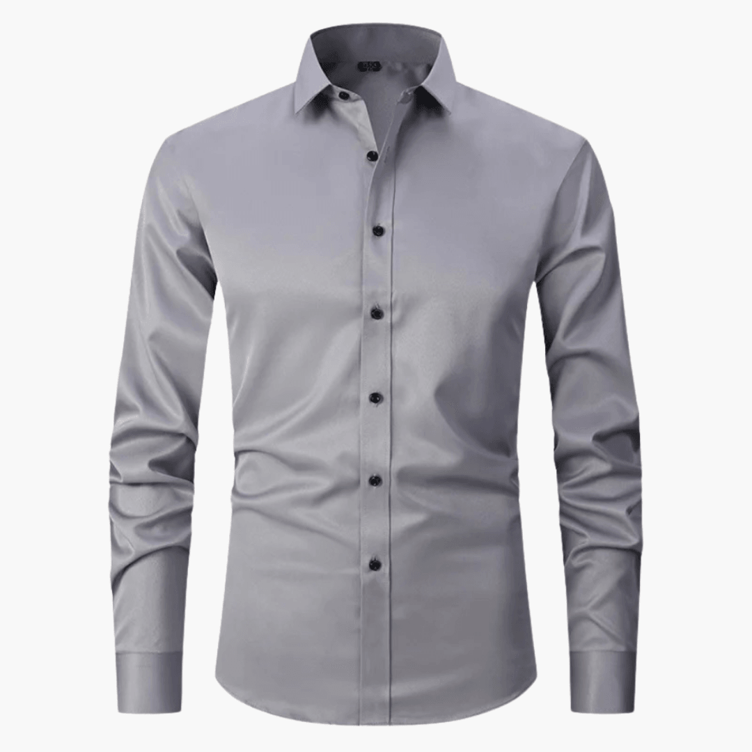 Herren Slimfit Langarmhemd