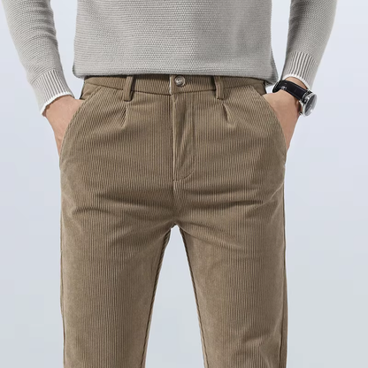 Herren Chino Khaki Moderne Baumwolle