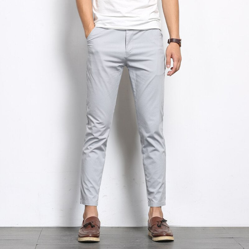 Damen Chinos Moderne SlimFit Beige - Eveloria
