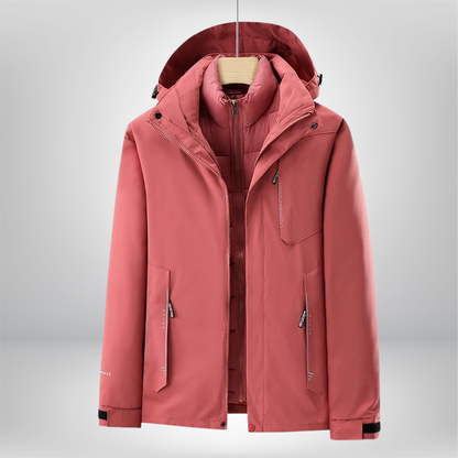 Damen Mehrlagige Skijacke Winterjacke