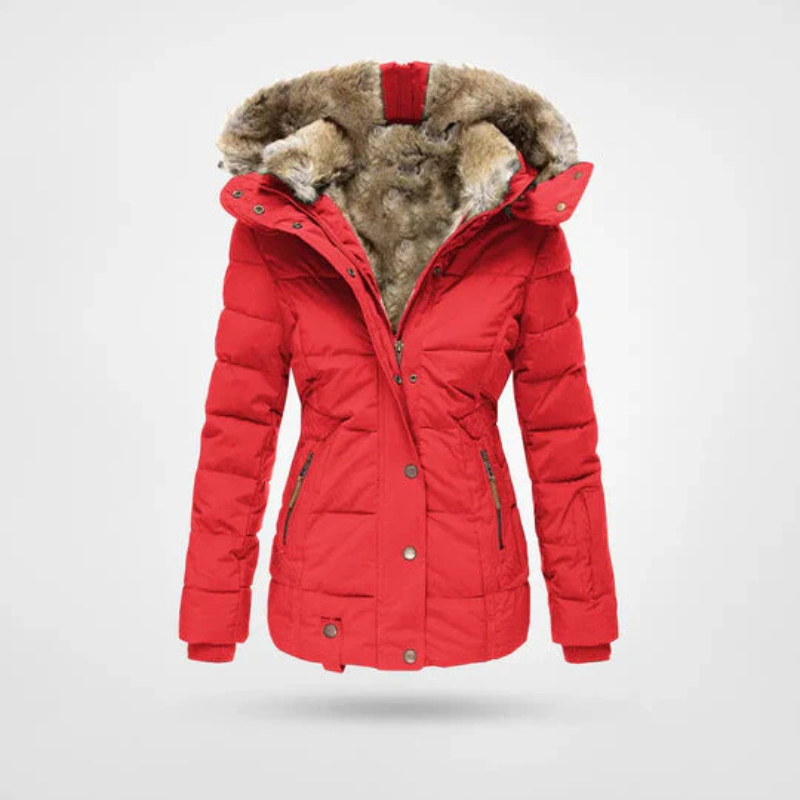 Eveloria Damen Winterjacke Gefüttert Kapuze