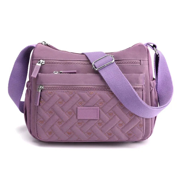 Eveloria Damen Umhängetasche Leder