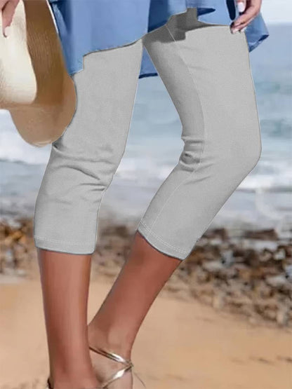 Damen Leggings Bequem Alltag