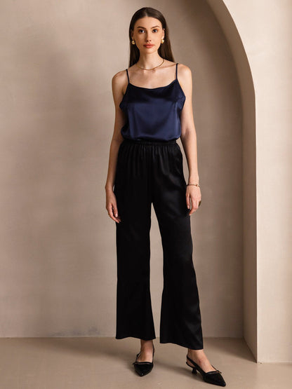 Eveloria Damen Seiden-Camisole Spaghettiträger