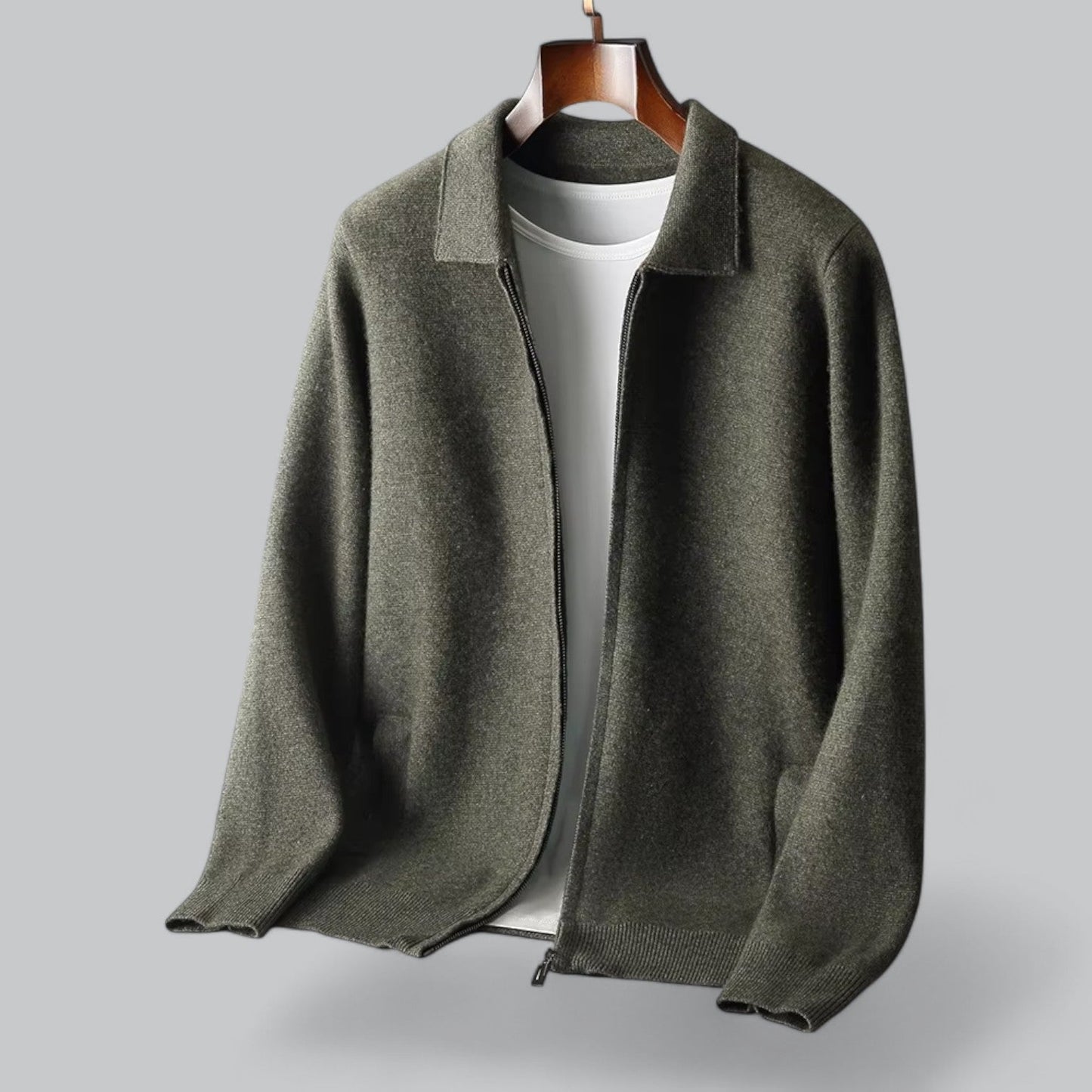 Eveloria Herren Reißverschlussjacke Bequem