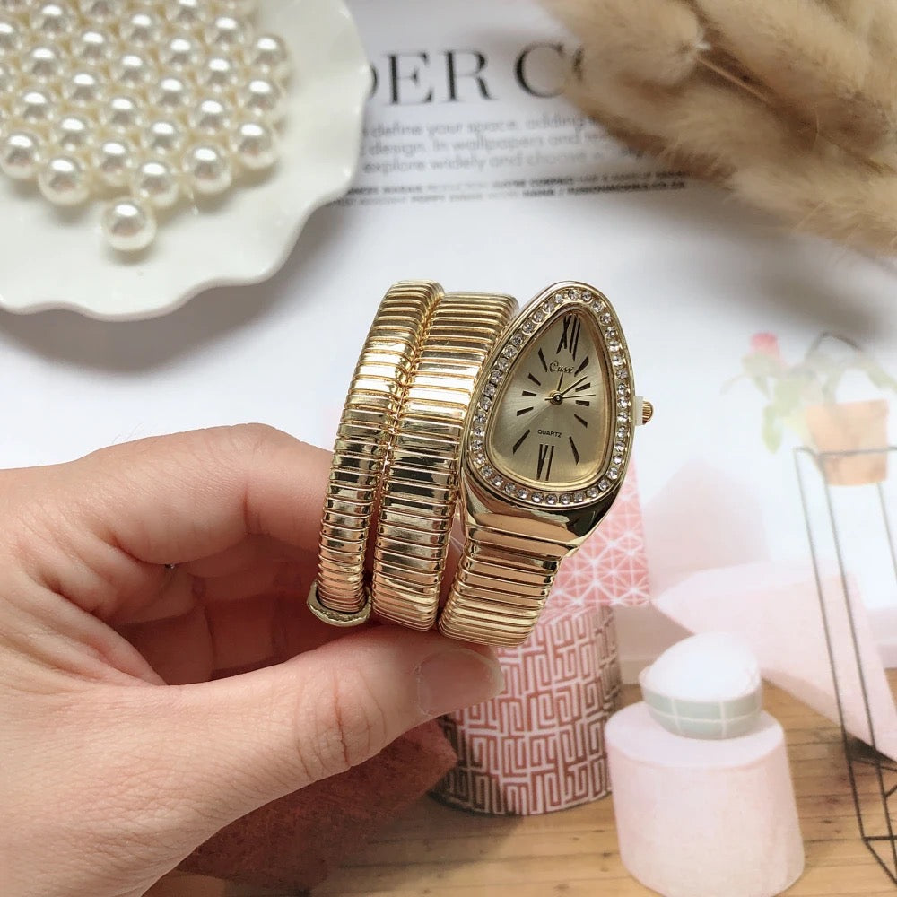 Eveloria Damen Armbanduhr Gold
