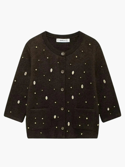 Damen Eleganter Strickcardigan - Norvielle