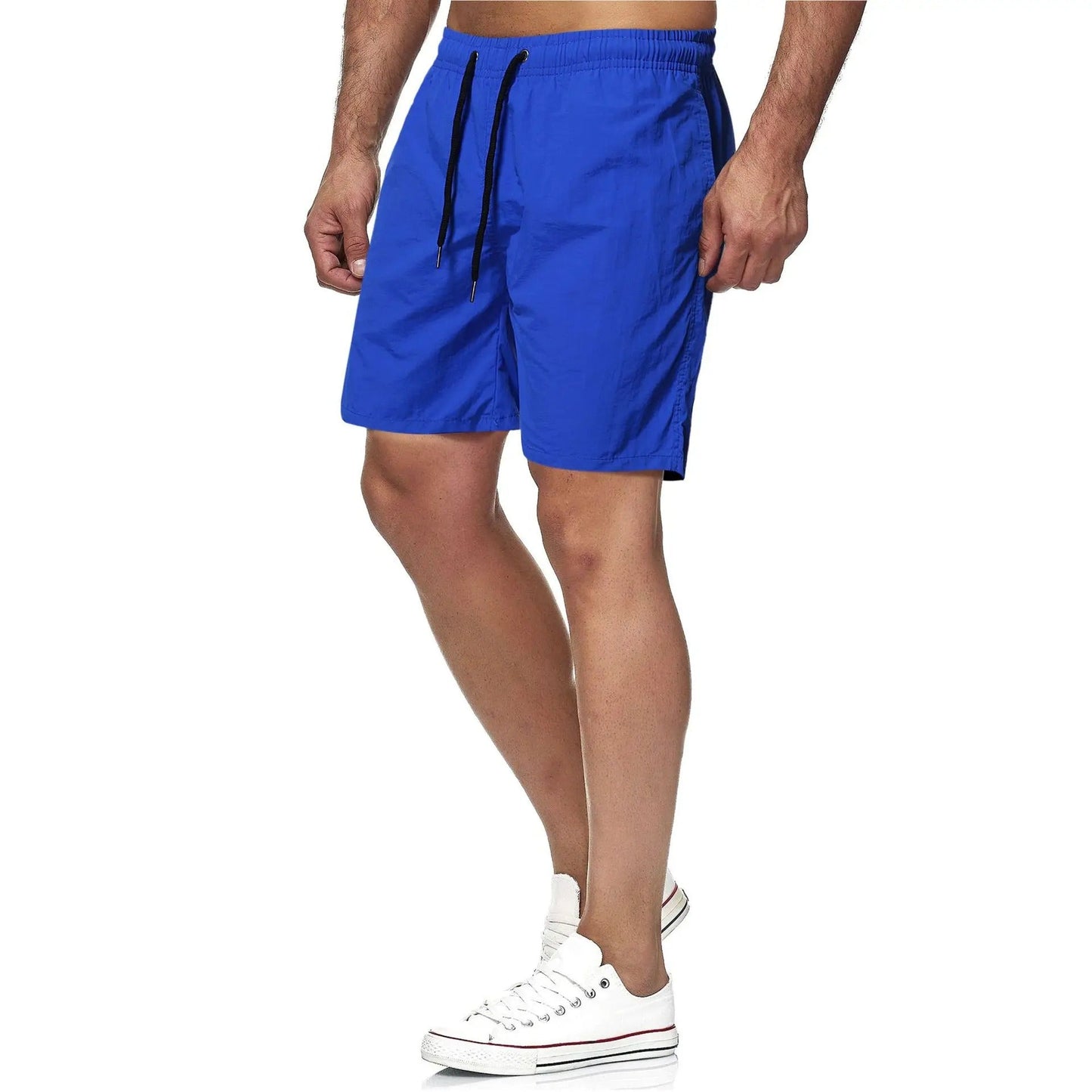 Eveloria Herren Fitness-Badehosen Schnelltrocknend Einfarbig