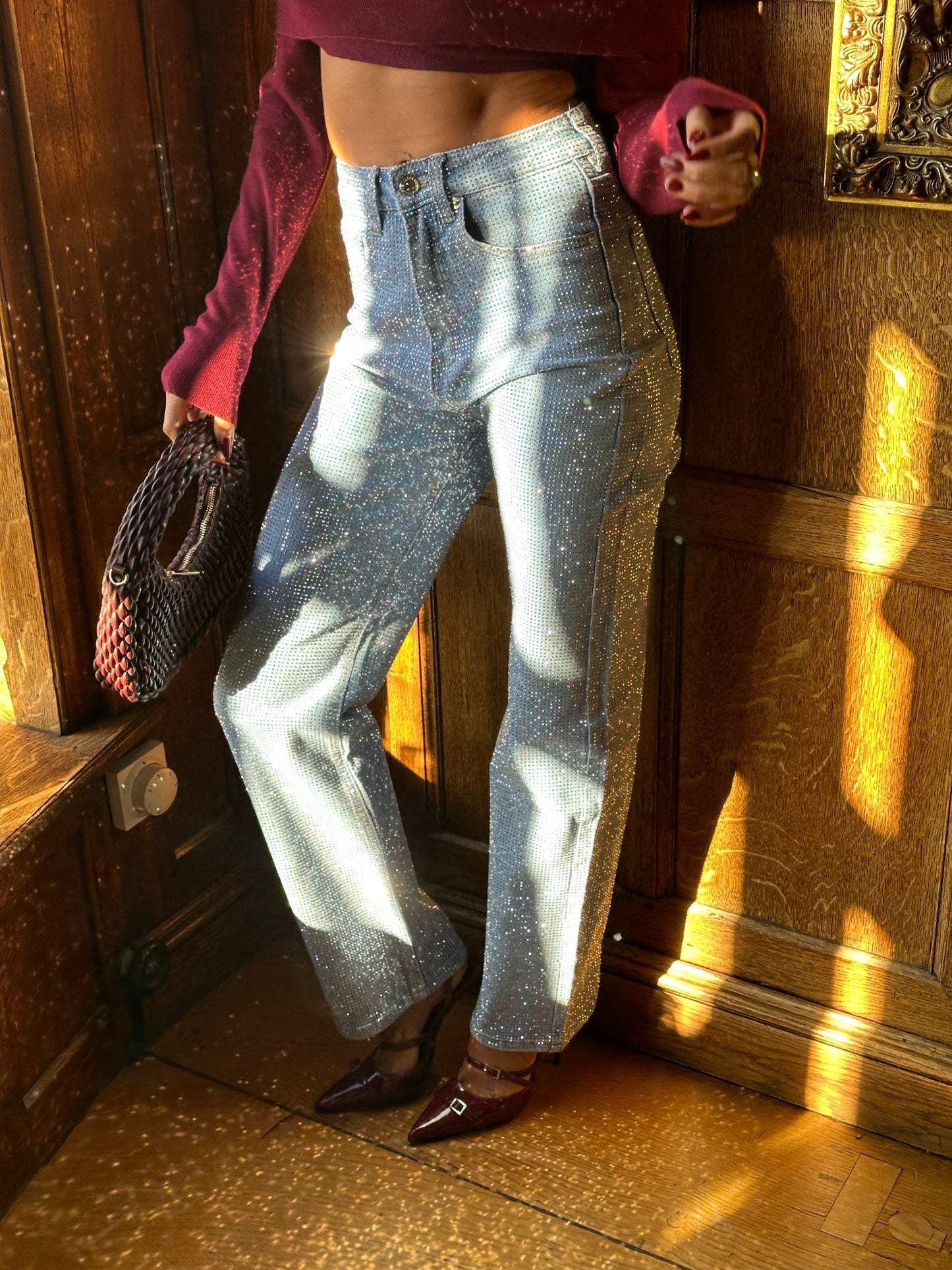 Eveloria Damen Diamant Jeans