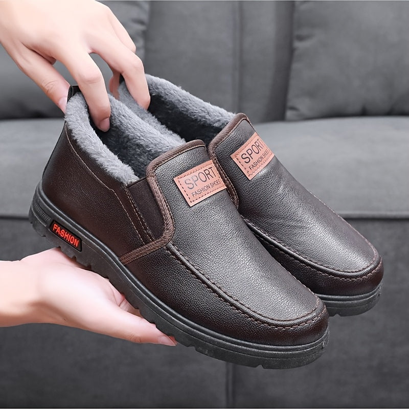 Yarden Herren Winter Slip-On Schuhe Warmfutter Mittlerer Schnitt