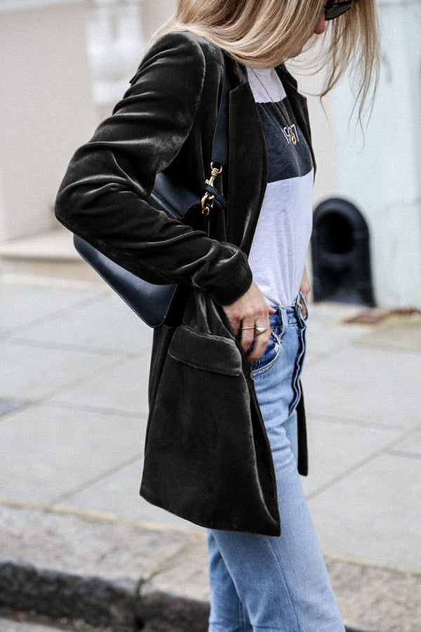 Damen Business Blazer Langärmlig