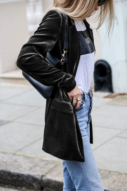 Damen Business Blazer Langärmlig