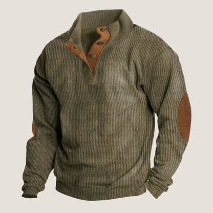Eveloria Herren Ripp-Pullover Stilvoll - Eveloria