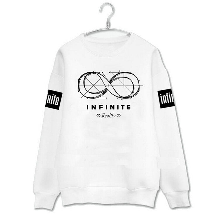 Damen Sweatshirt Endlosschleifen-Design Komfortpassform Grau Eveloria