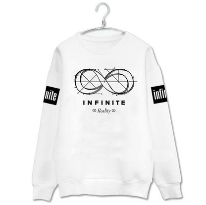 Damen Sweatshirt Endlosschleifen-Design Komfortpassform Grau Eveloria