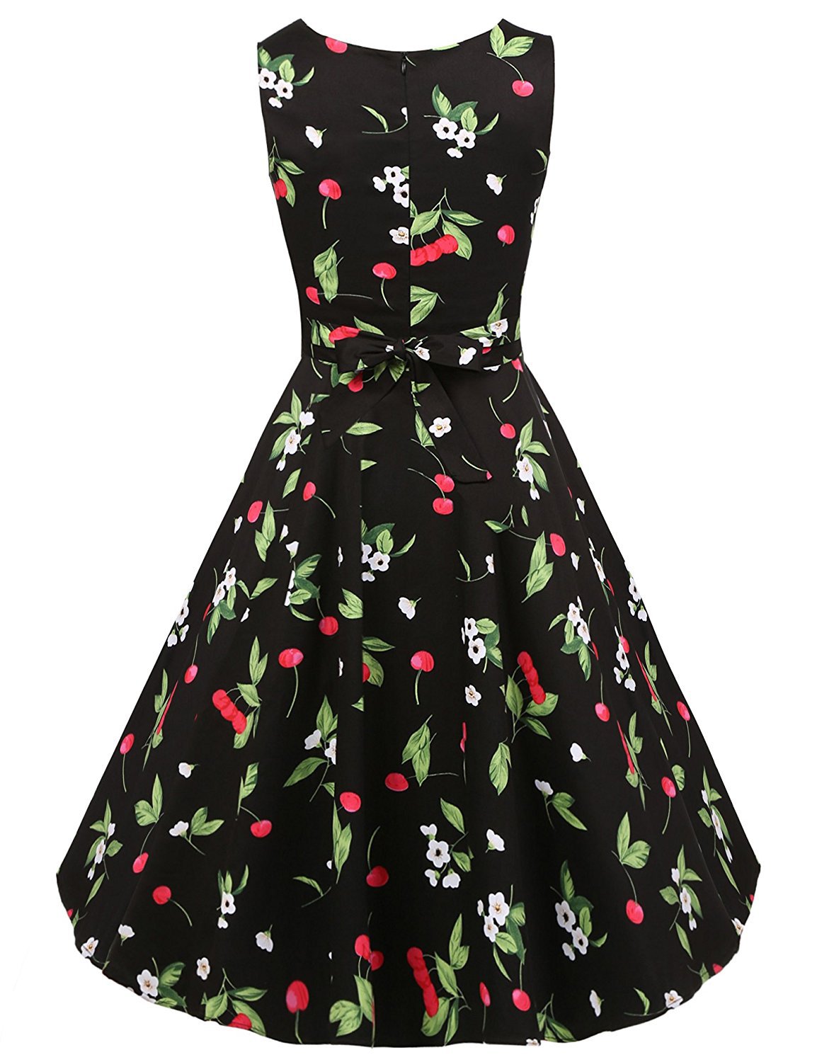 Damen A-Linien Kleid mit Floralmuster Eveloria