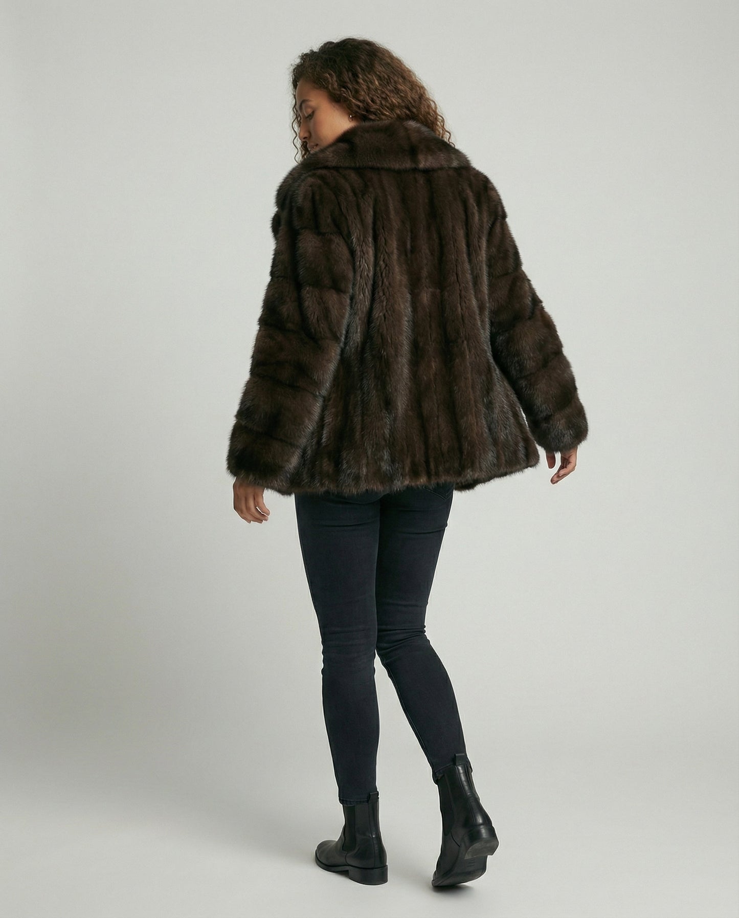 Damen Klassischer Langer Mantel