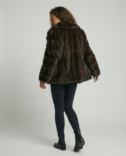 Damen Klassischer Langer Mantel