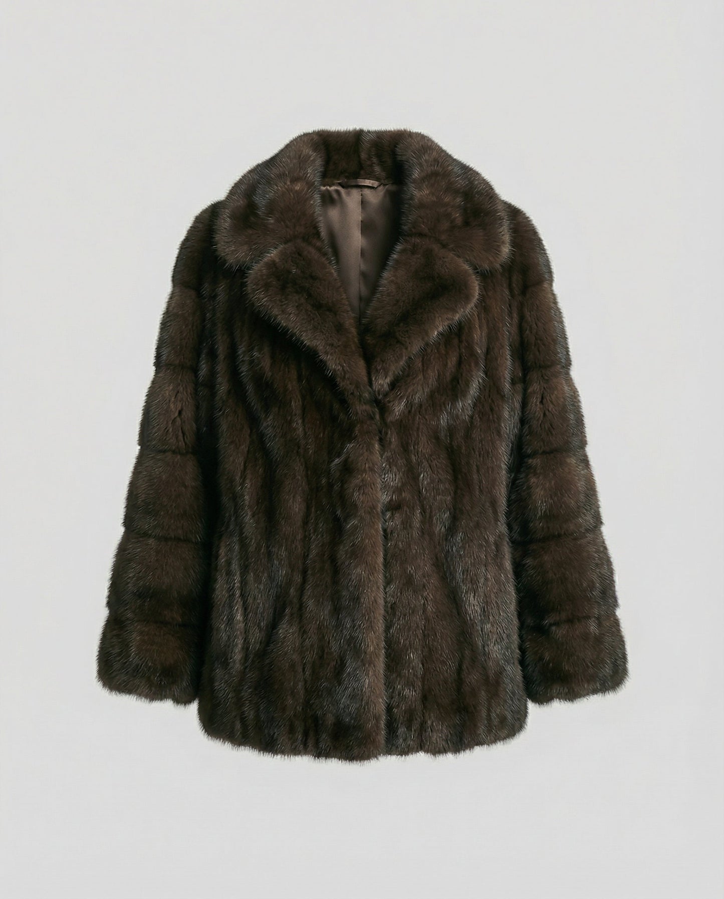 Damen Klassischer Langer Mantel