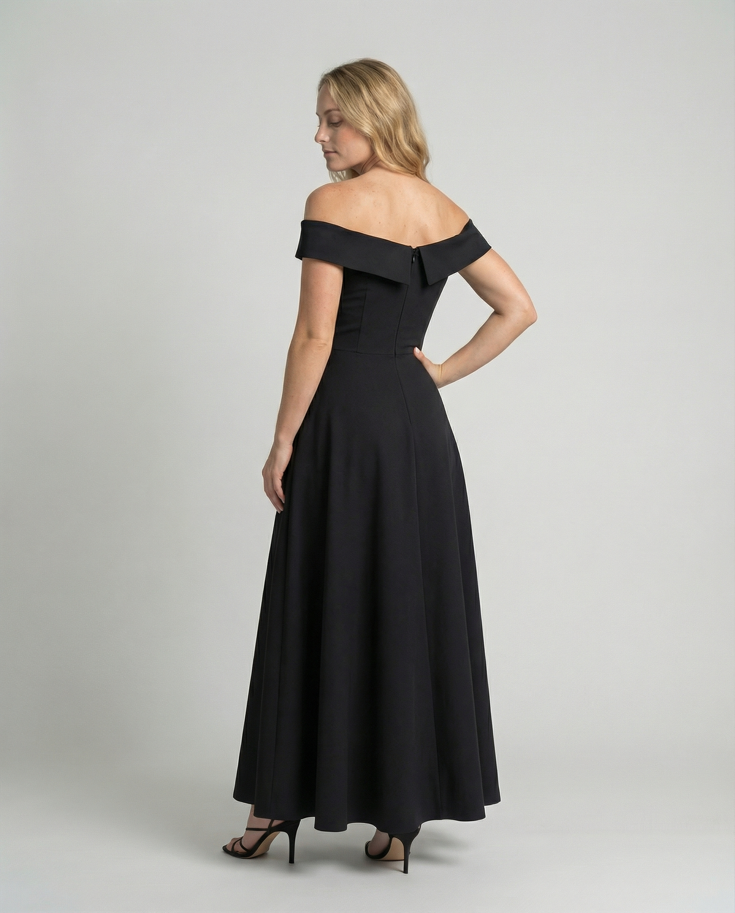 Elegantes Damen Off-Shoulder Abendkleid
