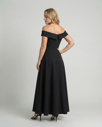 Elegantes Damen Off-Shoulder Abendkleid