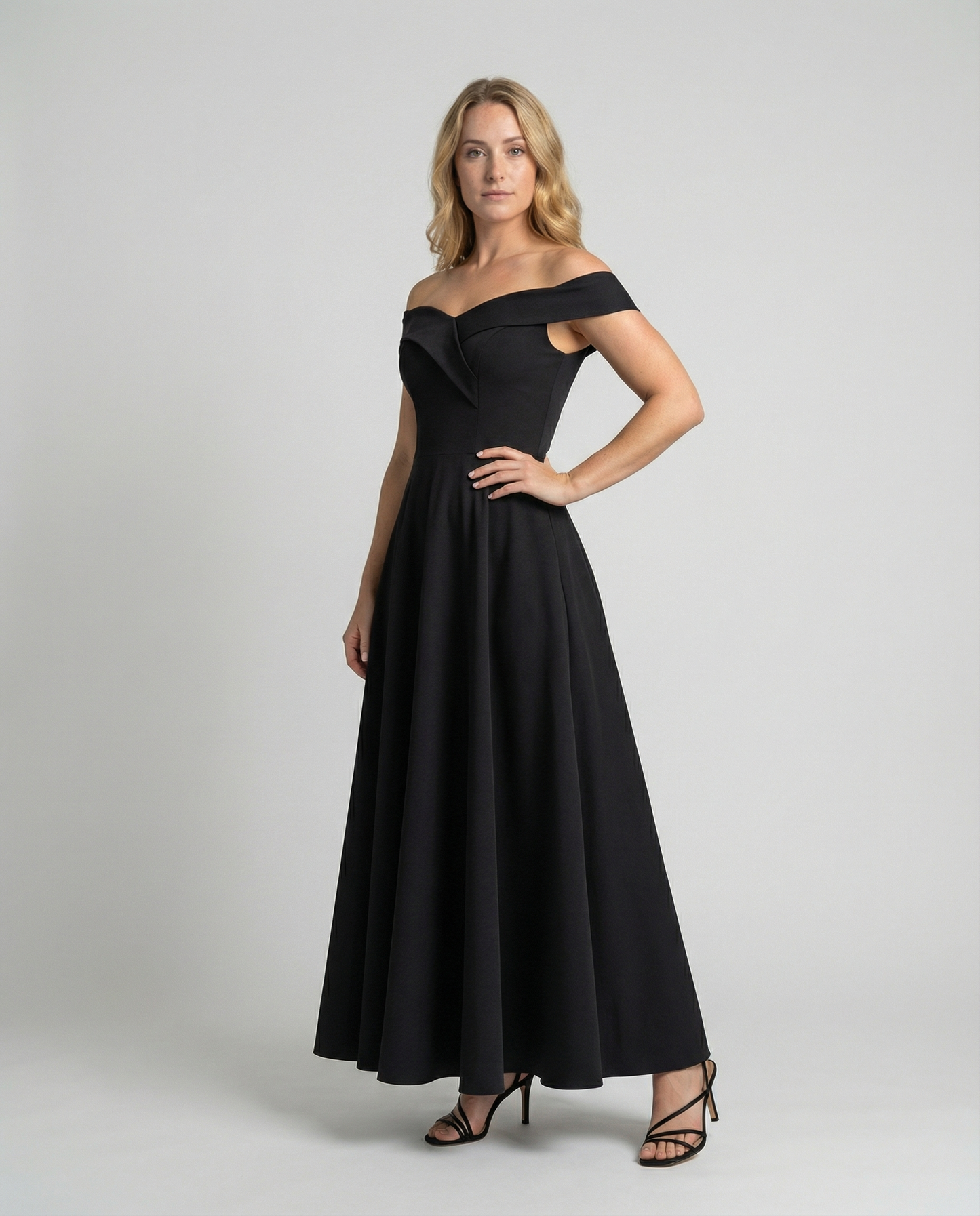 Elegantes Damen Off-Shoulder Abendkleid - Eveloria