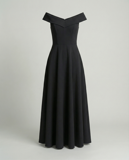 Elegantes Damen Off-Shoulder Abendkleid