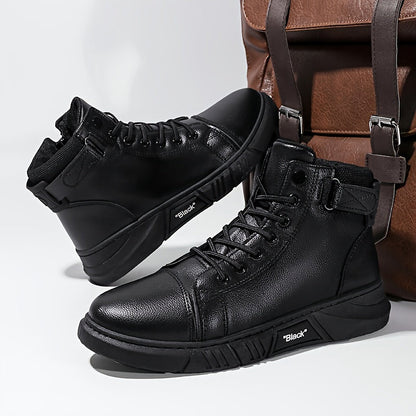 Herren Winterstiefel Hohes Schaft Schnürung