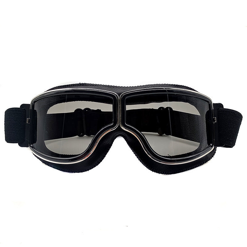 Herren Motorradbrille Polarisiert Vintage-Design