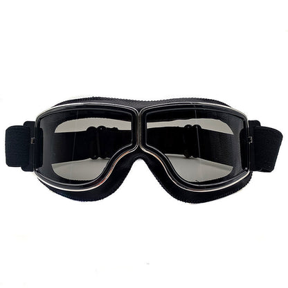 Herren Motorradbrille Polarisiert Vintage-Design