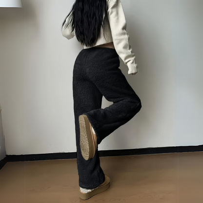 Eveloria Damen Stoffhose Bequem